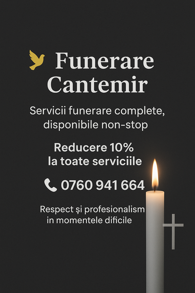 Funerare Cantemir non-stop